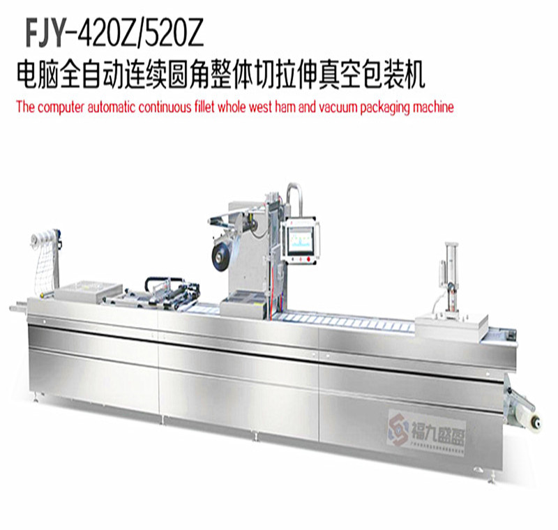 連（lián）續圓角整體切拉伸真空包裝機